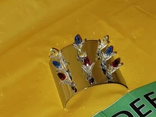 Swarovski Crystal SCS Renewal Retired Miniature Flower Tulip In Stand Holder 