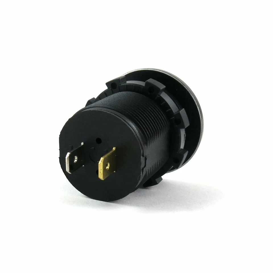 Ford Black 12V Cigarette Lighter Socket  2.1A USB Dual Port Power Outlet Rat Rod - Image 3 of 4