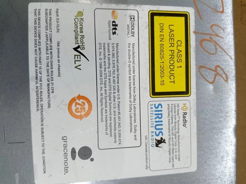 Used Infotainment Display fits: 2011 Bmw X5 player DVD navigation system from 10 Foto 4 de 4