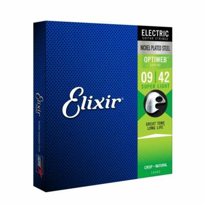 Elixir E-Gitarrensaite Optiweb Super Light 9-42 Teile/Nr: - E19002  