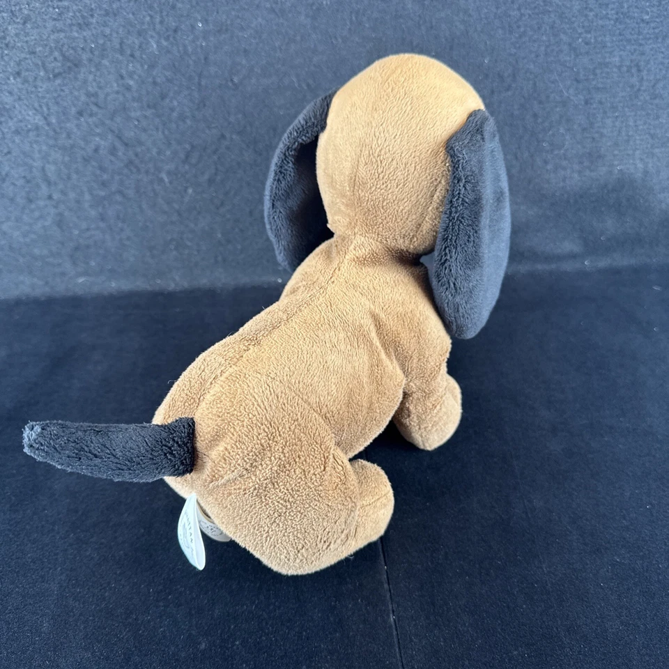 Brinquedo de pelúcia para bebê Manhattan 313750KJ Dachshund cachorro 10" 2015 - Imagem 3 de 4