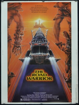 Mad Max 2 The Road Warrior 1981 ORIGINAL 30X40 MOVIE POSTER MEL GIBSON