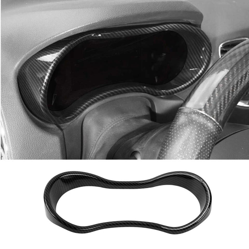 36x Carbon Fiber Interior Full ABS Set Cover Trims Kit for Dodge Durango 2014-20 Foto 3 de 4