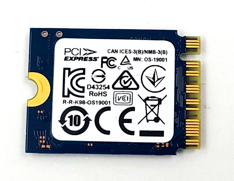 OEM Kingston 256GB 2230 SSD M.2 NVMe For Steam Deck (0m3pdp3256b