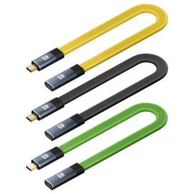 USB C Extension Cable Type C 3.2 Fast Charging 100W and 20Gbps Data Transfer