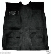 ACC 67-69 CAMARO / FIREBIRD 1-PC BLACK LOOP MOLDED CARPET RUG W/ PADDING