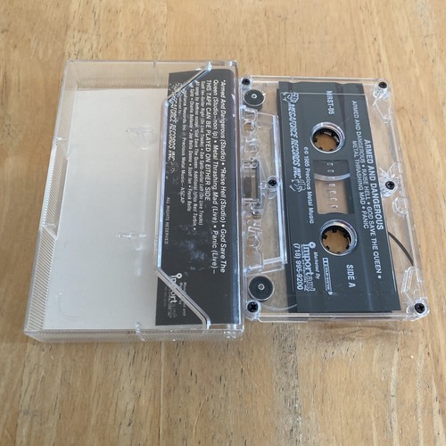 Anthrax Armed And Dangerous cassette tape megaforce Rare USA IMPORT - Picture 2 of 3
