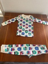 Hanna Andersson Toddler Christmas Ornament Long John Pajama Set 3T 90 cm NEW