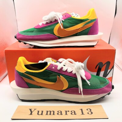 【新品未使用】NIKE LD WAFFLE SACAI PINE GREEN Amazon.com | Nike Mens LDWaffle BV0073 001 Sacai - Dark Grey