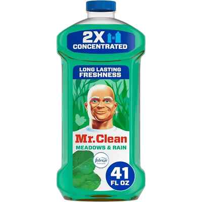 Mr. Clean 2X Concentrated All Purpose Cleaner Febreze Meadows Rain Scent - 41 oz