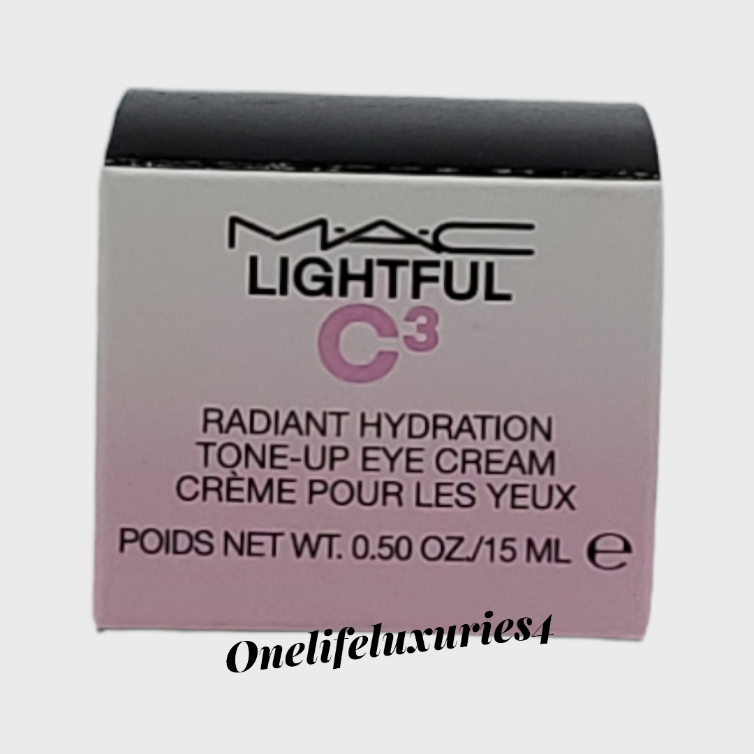 Mac Lightful C3 Radiant Hydration Tone-Up Eye Cream Full Size 15ml