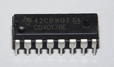 10PCS CD4017BE CD4017 CMOS Decade Counter with Decoded Outputs