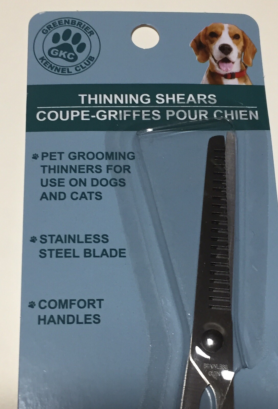 Home Dog Grooming Set Thinning Shears And Nail Clippers NEW Greenbrier