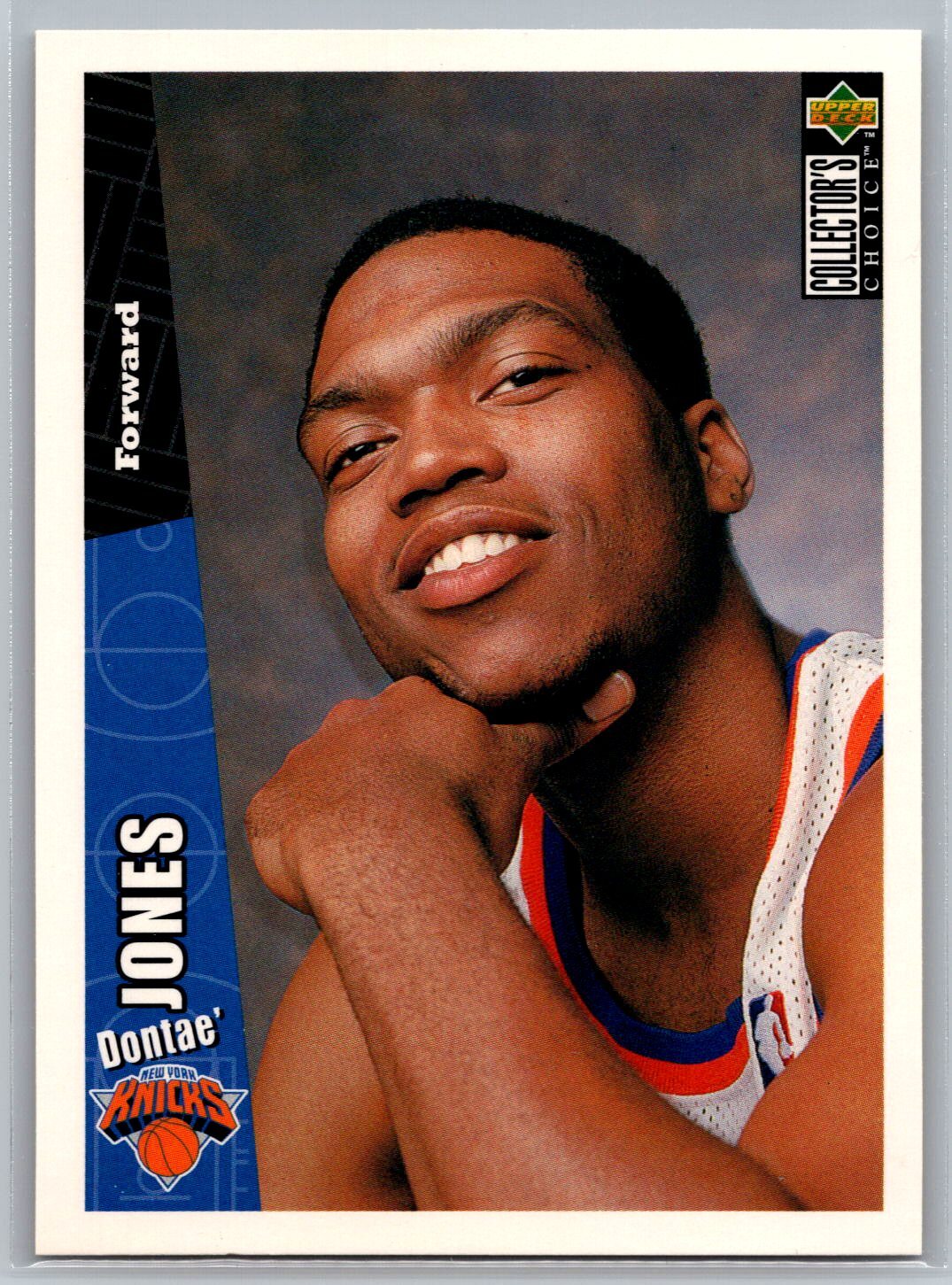 Dontae' Jones 1996-97 Collector's Choice BASKETBALL #293 New York Knicks RC