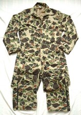 Vintage 80s Walls Full Zip Camo Coveralls Jumpsuit L Chest 42-44 Made in USA
