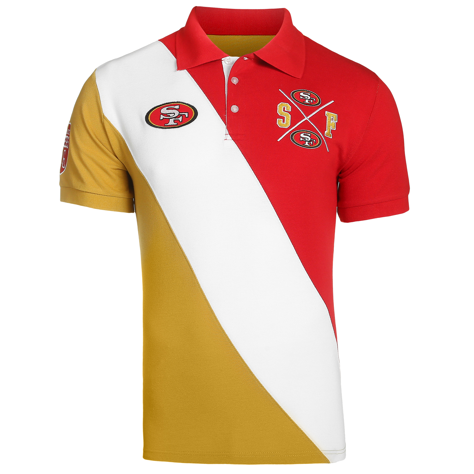 Мужская рубашка поло для регби FOCO NFL San Francisco 49ers Rugby Polo