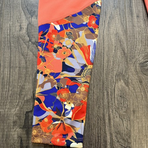 Dri-fit One Big Kids' Leggings In Magic Ember Multi-color Metallic Gold M - Picture 5 of 6