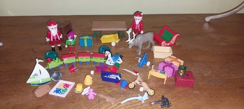 Playmobil Weihnachten Konvolut Spielzeug Weihnachtsmann Rentierschlitten