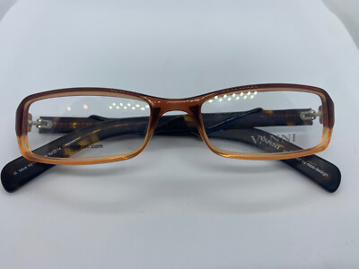 NEW VANNI OCCHIALI V2145 A186 AMBER BRONZE & TORTOISE PLASTIC52/18/140 MM LADIES
