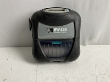 Zebra RW420 Barcode Bluetooth Mobile Label Printer no Battery No Charger 