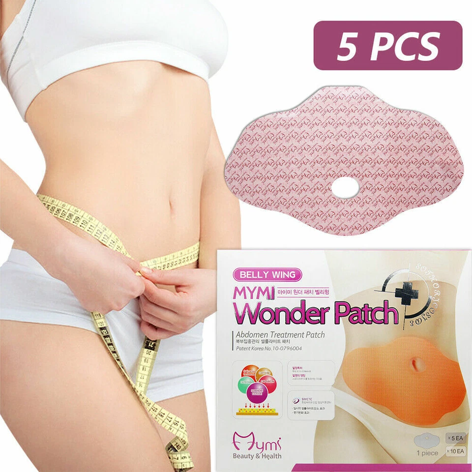 Parche adelgazante MYMI Wonder vientre abdomen pérdida de peso quema grasa parche delgado Foto 3 de 4