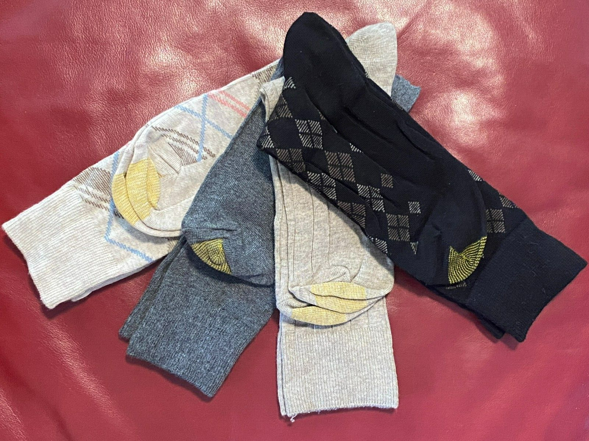 $20 GOLDTOE Dress Socks | 4 Pair | Tan Blue Pink Argyle | Shoe 7-12 Sock 10-13 | eBay $20 GOLDTOE Dress Socks | 4 Pair | Tan Blue Pink Argyle | Shoe 7-12 Sock 10-13 | eBay