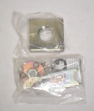 Baldwin 5056.I Square Estate Rosette Only Half Pair Polished Nickel