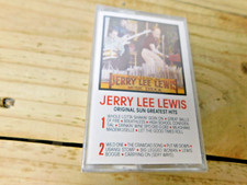 Jerry Lee Lewis Original Sun Greatest Hits Cassette, 1989, Rhino 