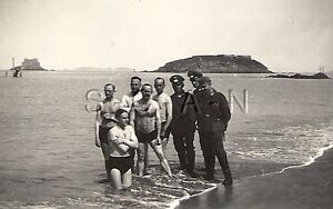 WWII German RP- Soldier- Semi Nude- Gay Interest- Ocean 