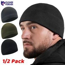 Tactical Skull Cap Winter Warm Fleece Windproof Ski Unisex Military Beanie Hat