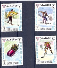 OLYMPIC - GRENOBLE 1968 - UMM AL-QIWAIN - WINTER - MNH