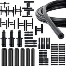 6PCS 5Ft Silicone Vacuum Hose Kit with 64PCS Connectors,100Psi Vacuum Hose Autom