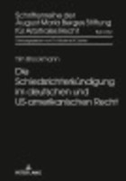 Die SchiedsrichterküNdigung Im Deutschen Und Us-Amerikanischen Recht | Brockmann