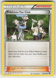 Pokemon Fan Club 107/124 Fates Collide Uncommon Trainer