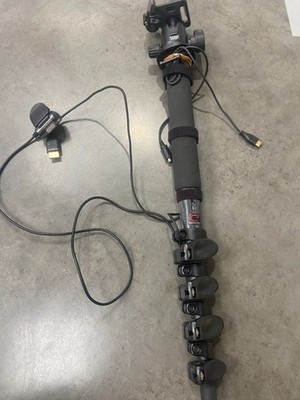 Manfrotto695CX Einbeinstativ schwarz + Kopf 494RC2