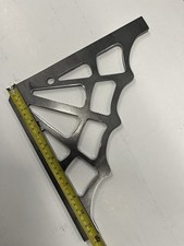 10mm Gusset 300mmX300mm Web Mild Steel Weld Holes Large Plate