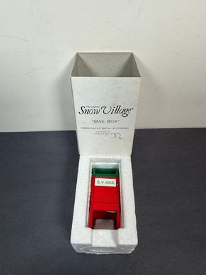 Department 56 MAIL BOX Metal Snow Village Accessories Lemax Dept 56
