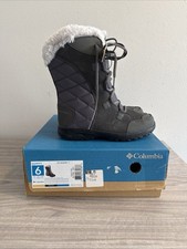 Columbia Ice Maiden II Women  s Boots Size 6 NWT Grey Waterproof 200G