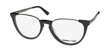 NEW ALEXANDER MCQUEEN MQ0202O GLASSES BLACK 001 52-18-145 UNISEX FULL-RIM