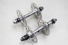 CAMPAGNOLO RECORD NUTTED LARGE FLANGE ALLOY VINTAGE BICYCLE HUBS, FREEWHEEL REAR