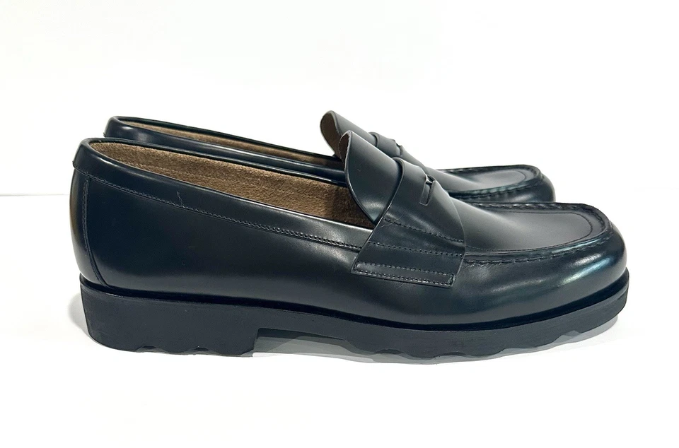 Men’s Prada Leather Loafers Sz 10-1/2 - Image 3 of 4