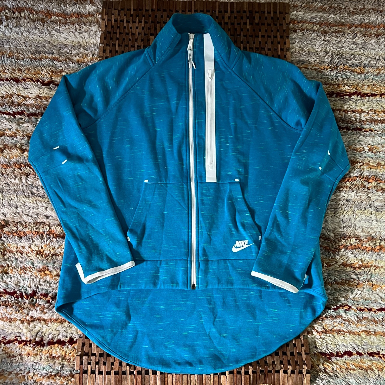 Nike Tech Fleece Track Jacket Full Zip Blue Men's Size XL
