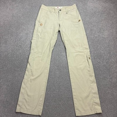 Fjallraven Trousers Adult 26x30 Brown Hiking Outdoors Mountain Pants Men