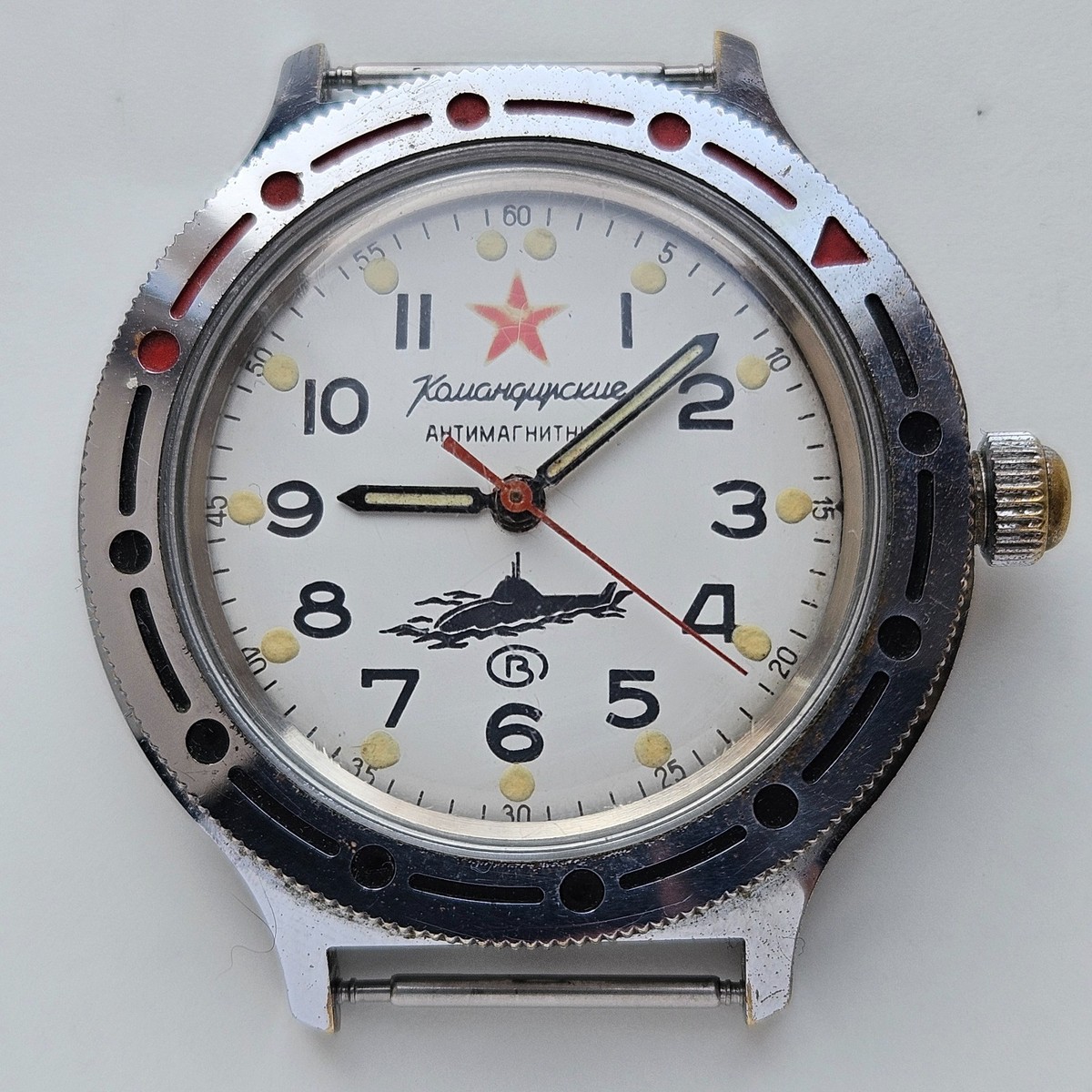 Vintage Vostok 2409A 2409 Amphibia wrists watch SOVIET submarine  ANTIMAGNETIC - Main Image