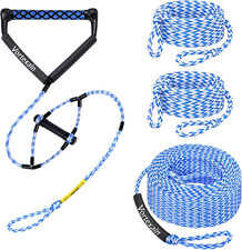 75Ft Wakeboard Rope with Handle for Wakeboarding Waterskiing and Wakesurfing