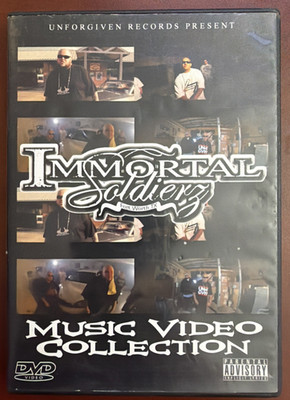Immortal Soldierz Music Video Collection DVD Unforgiven Records 2014 Rare