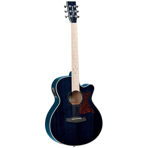 Tanglewood TW4EBLA Winterleaf Blonde Superfolk C/E Guitar Bondi Blue Gloss - Picture 1 of 3