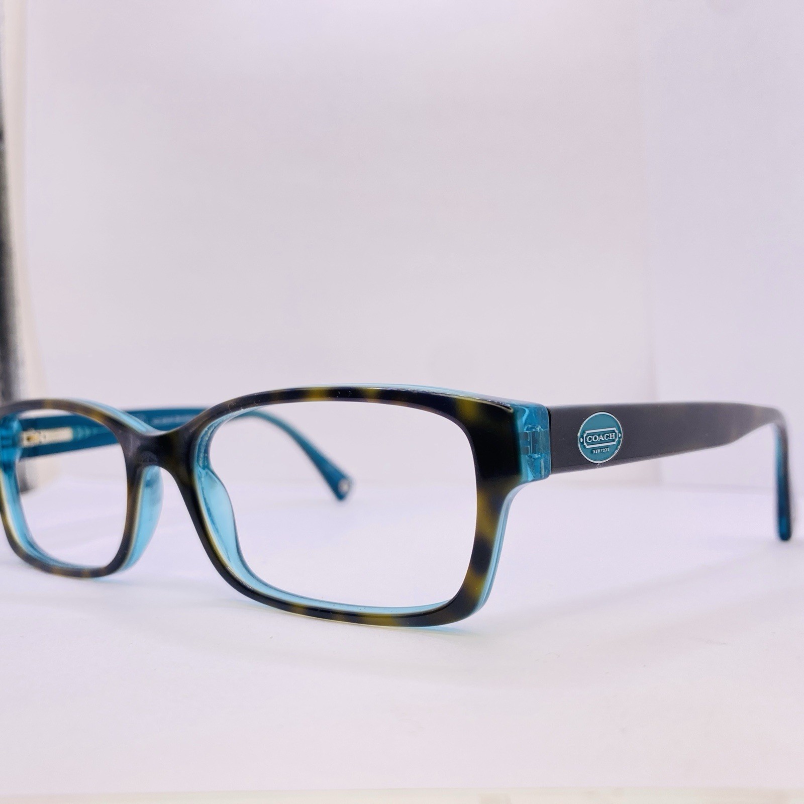 Coach Authentic Eyeglasses HC 6040 Brooklyn 5116 Dark Tortoise Teal 52 [] 16 135