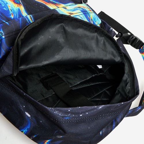 Hype Multicoloured Patterned Backpack Zip fastening RRP £30.00 - Picture 3 of 3