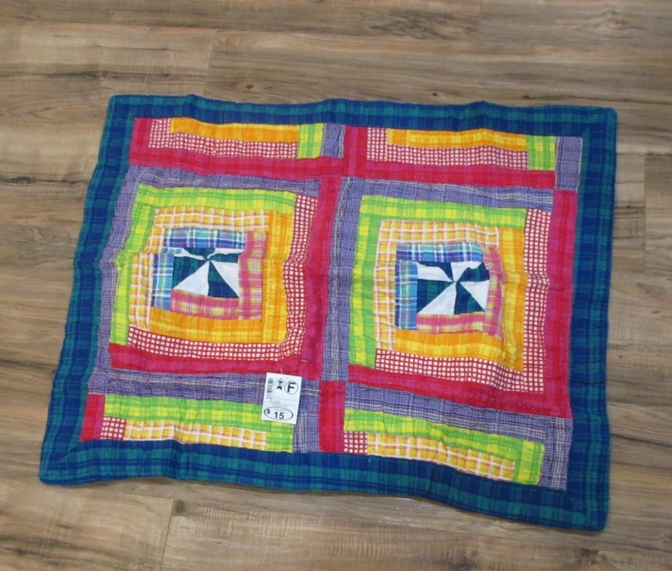 Lote de 2 fundas de almohada American Traditions San Tropez 20"x26" coloridas brillantes nuevas con etiquetas Foto 2 de 4